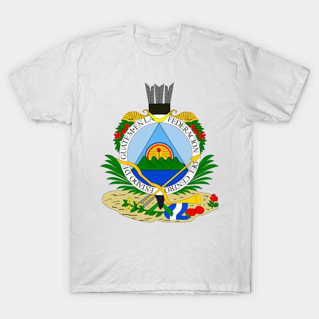 Coat of arms of Guatemala (1825-1843) T-Shirt by Ziggy's